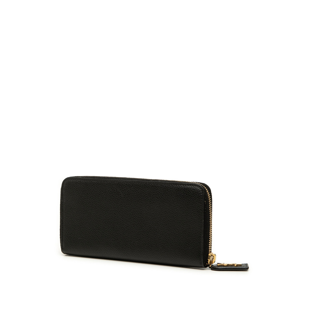 Pre-Loved Saint Laurent Leather Zip Around Long Wallet - Picture 2 of 7